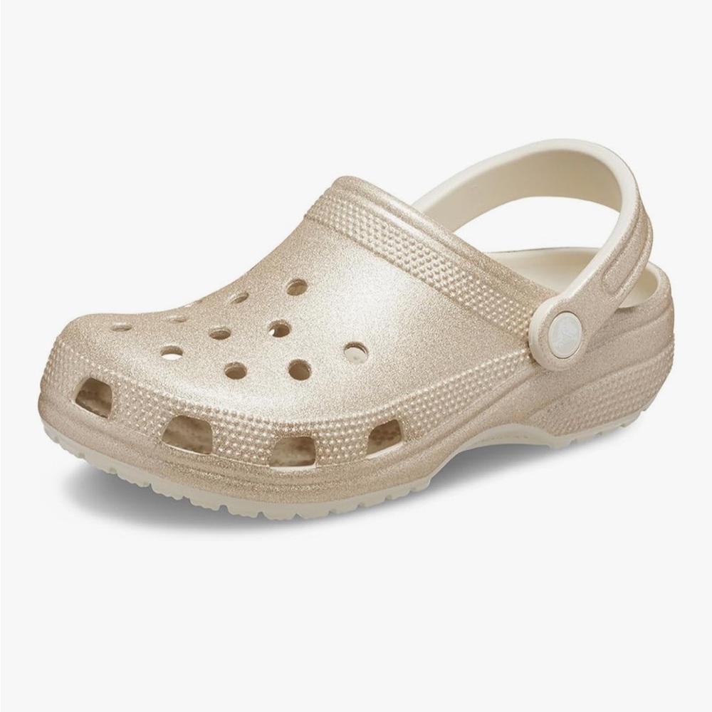 Crocs Unisex-Adult Classic Glitter Clogs,size:6/8